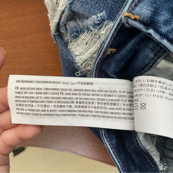 Abercrombie & Fitch Simone High Rise Super Skinny Distressed Jeans Size 4 - Picture 10 of 10